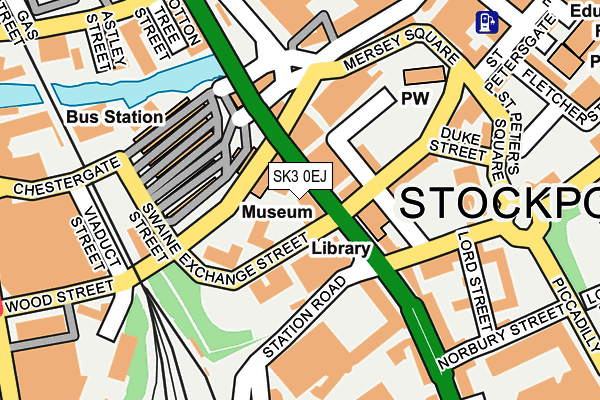 SK3 0EJ map - OS OpenMap – Local (Ordnance Survey)