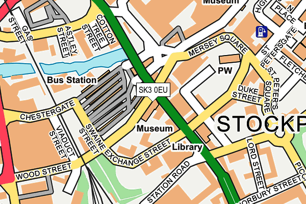 SK3 0EU map - OS OpenMap – Local (Ordnance Survey)