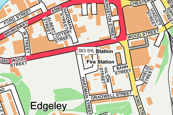 SK3 0HL map - OS OpenMap – Local (Ordnance Survey)