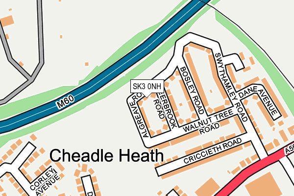 SK3 0NH map - OS OpenMap – Local (Ordnance Survey)