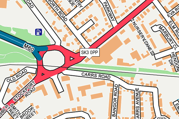 SK3 0PP map - OS OpenMap – Local (Ordnance Survey)