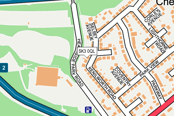 SK3 0QL map - OS OpenMap – Local (Ordnance Survey)