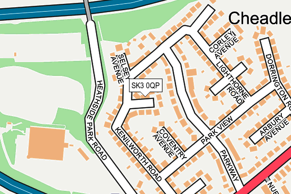 SK3 0QP map - OS OpenMap – Local (Ordnance Survey)