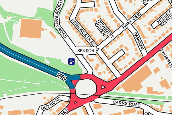 SK3 0QR map - OS OpenMap – Local (Ordnance Survey)