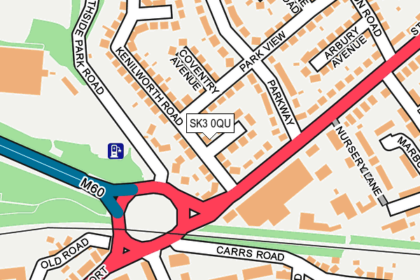 SK3 0QU map - OS OpenMap – Local (Ordnance Survey)