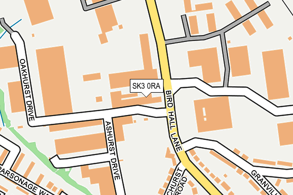 SK3 0RA map - OS OpenMap – Local (Ordnance Survey)