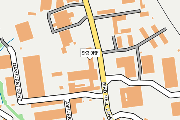 SK3 0RF map - OS OpenMap – Local (Ordnance Survey)