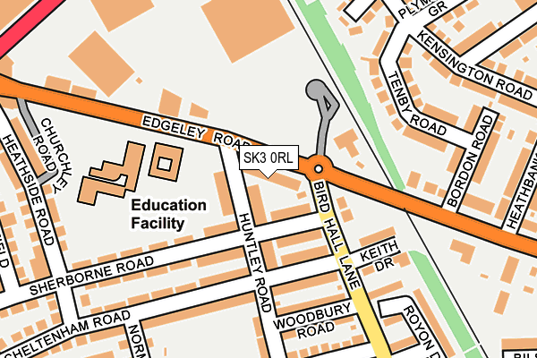 SK3 0RL map - OS OpenMap – Local (Ordnance Survey)