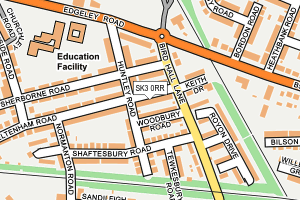 SK3 0RR map - OS OpenMap – Local (Ordnance Survey)