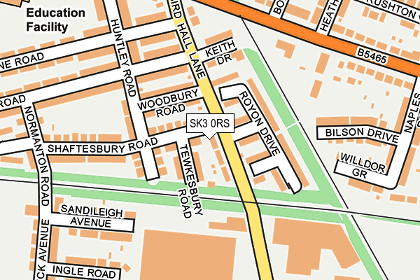 SK3 0RS map - OS OpenMap – Local (Ordnance Survey)