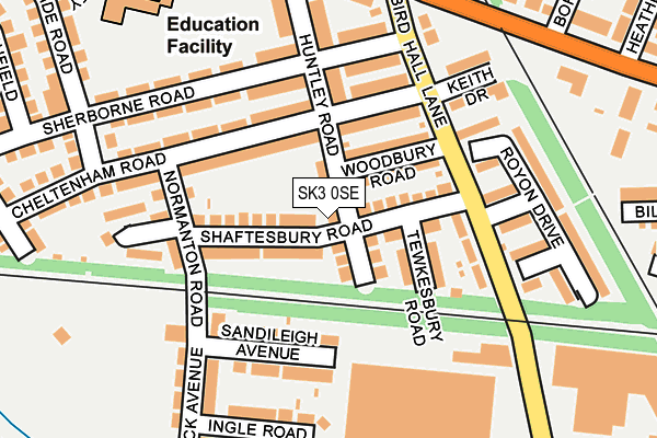 SK3 0SE map - OS OpenMap – Local (Ordnance Survey)