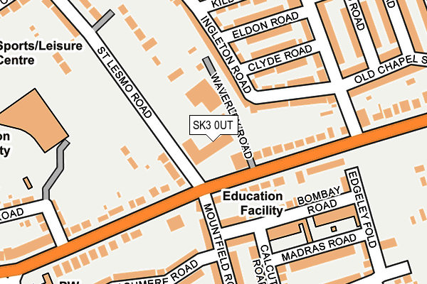 SK3 0UT map - OS OpenMap – Local (Ordnance Survey)