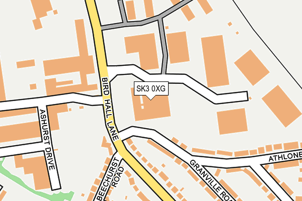 SK3 0XG map - OS OpenMap – Local (Ordnance Survey)