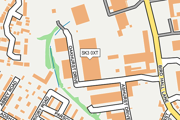 SK3 0XT map - OS OpenMap – Local (Ordnance Survey)