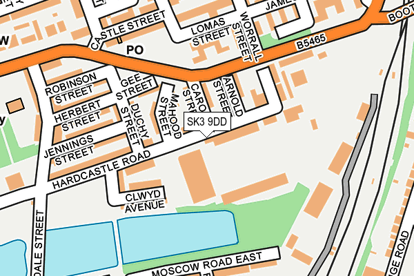 SK3 9DD map - OS OpenMap – Local (Ordnance Survey)