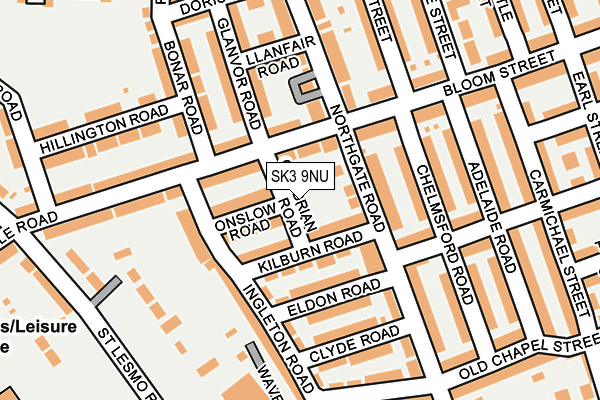 SK3 9NU map - OS OpenMap – Local (Ordnance Survey)