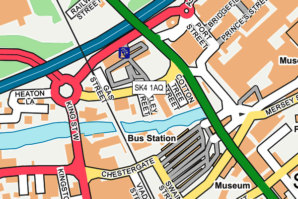SK4 1AQ map - OS OpenMap – Local (Ordnance Survey)