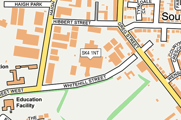 SK4 1NT map - OS OpenMap – Local (Ordnance Survey)