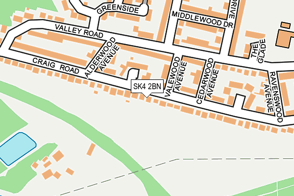 SK4 2BN map - OS OpenMap – Local (Ordnance Survey)