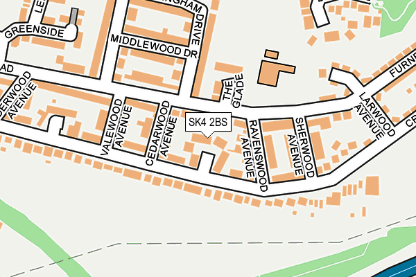 SK4 2BS map - OS OpenMap – Local (Ordnance Survey)