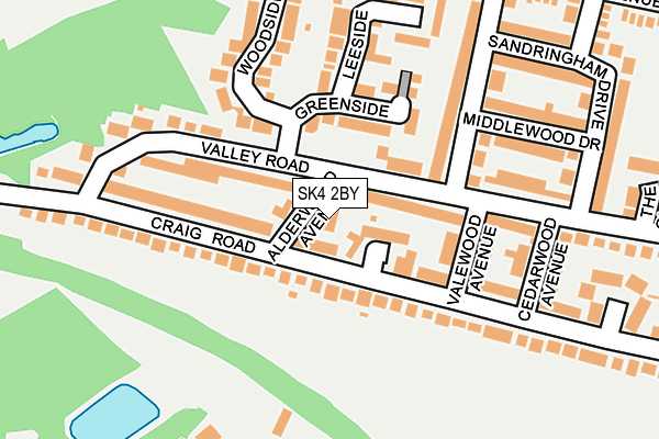 SK4 2BY map - OS OpenMap – Local (Ordnance Survey)
