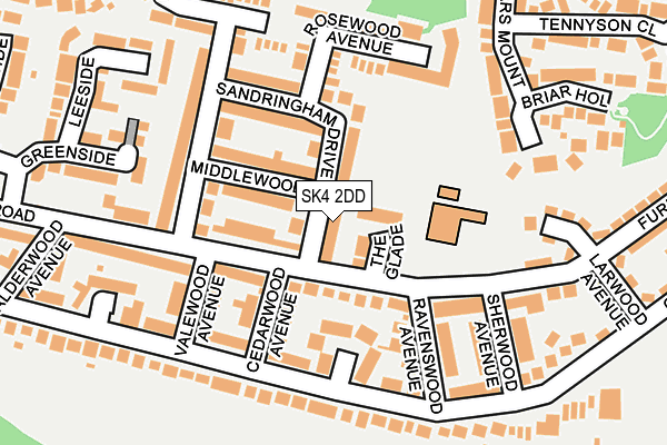 SK4 2DD map - OS OpenMap – Local (Ordnance Survey)