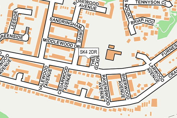 SK4 2DR map - OS OpenMap – Local (Ordnance Survey)