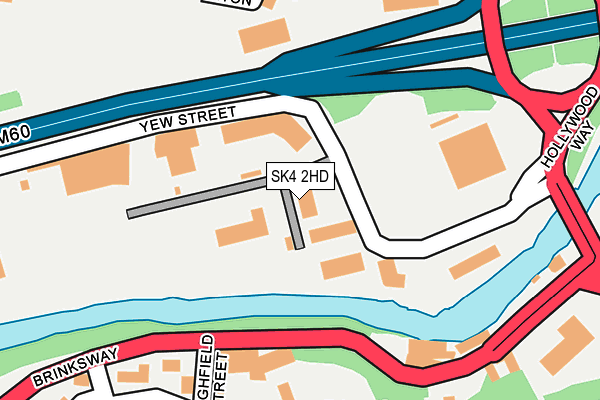 SK4 2HD map - OS OpenMap – Local (Ordnance Survey)