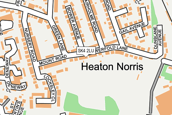 SK4 2LU map - OS OpenMap – Local (Ordnance Survey)