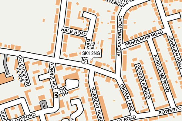 SK4 2NG map - OS OpenMap – Local (Ordnance Survey)