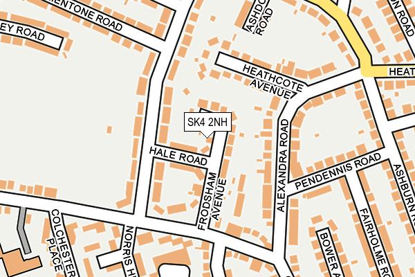 SK4 2NH map - OS OpenMap – Local (Ordnance Survey)