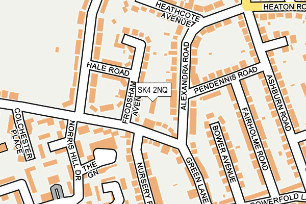 SK4 2NQ map - OS OpenMap – Local (Ordnance Survey)
