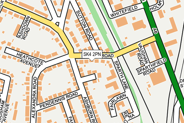 SK4 2PN map - OS OpenMap – Local (Ordnance Survey)