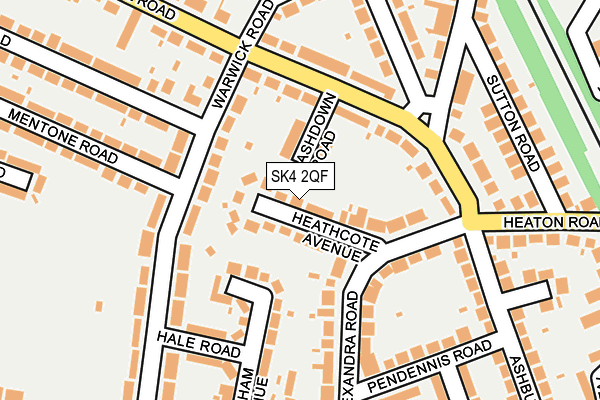 SK4 2QF map - OS OpenMap – Local (Ordnance Survey)