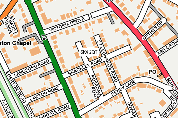 SK4 2QT map - OS OpenMap – Local (Ordnance Survey)