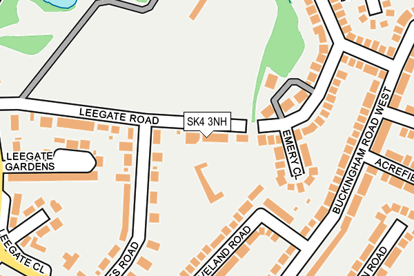 SK4 3NH map - OS OpenMap – Local (Ordnance Survey)