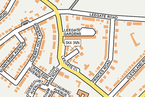 SK4 3NN map - OS OpenMap – Local (Ordnance Survey)