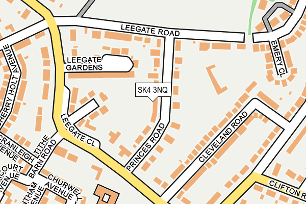 SK4 3NQ map - OS OpenMap – Local (Ordnance Survey)