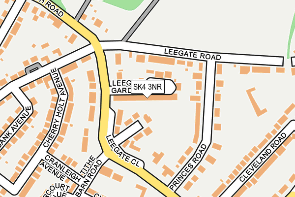 SK4 3NR map - OS OpenMap – Local (Ordnance Survey)