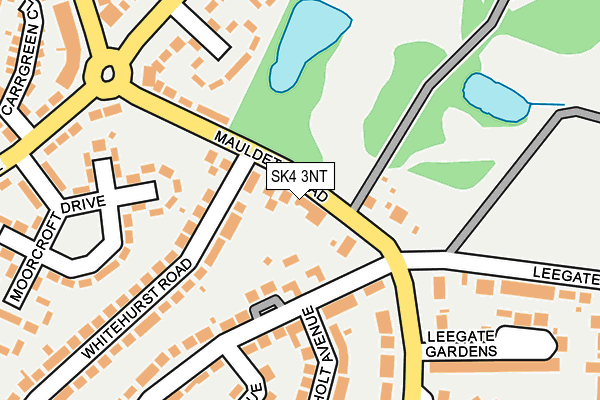 SK4 3NT map - OS OpenMap – Local (Ordnance Survey)