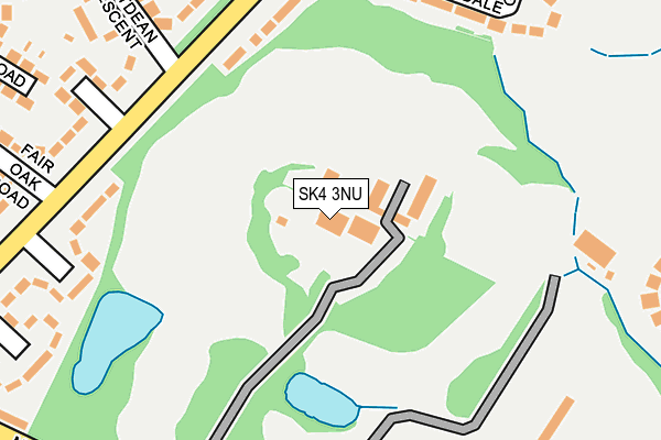 SK4 3NU map - OS OpenMap – Local (Ordnance Survey)