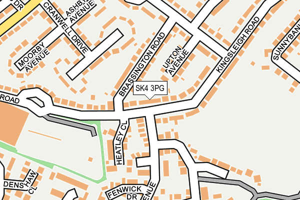 SK4 3PG map - OS OpenMap – Local (Ordnance Survey)