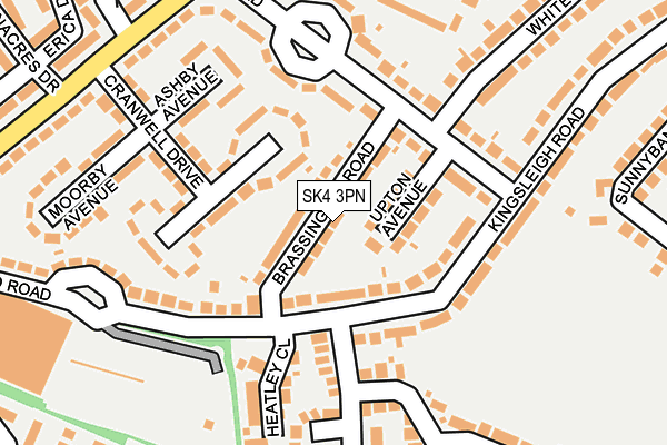 SK4 3PN map - OS OpenMap – Local (Ordnance Survey)