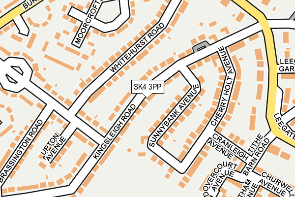 SK4 3PP map - OS OpenMap – Local (Ordnance Survey)