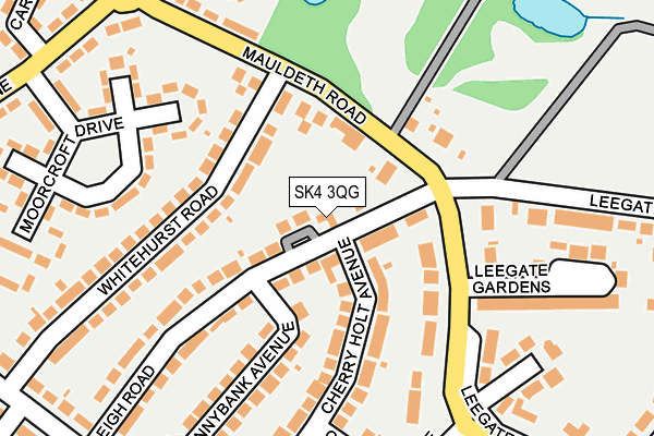 SK4 3QG map - OS OpenMap – Local (Ordnance Survey)