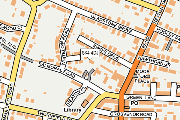 SK4 4DJ map - OS OpenMap – Local (Ordnance Survey)