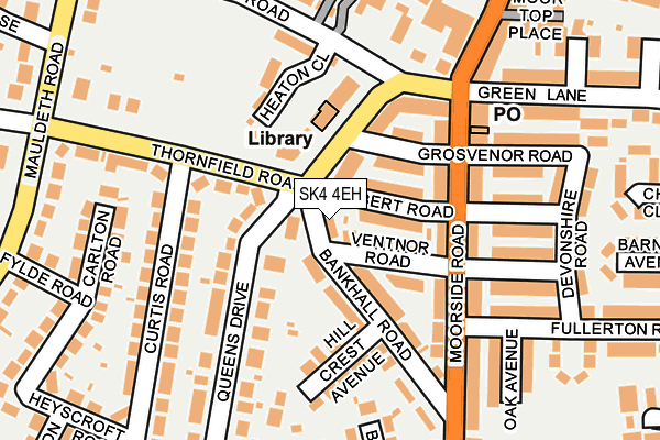 SK4 4EH map - OS OpenMap – Local (Ordnance Survey)