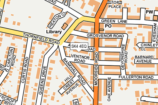 SK4 4EQ map - OS OpenMap – Local (Ordnance Survey)