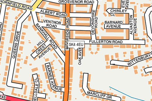 SK4 4EU map - OS OpenMap – Local (Ordnance Survey)