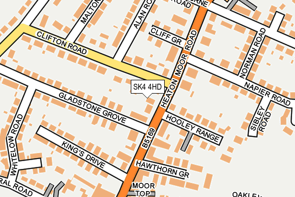 SK4 4HD map - OS OpenMap – Local (Ordnance Survey)